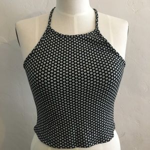 Brandy Melville Black White Tank